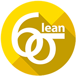 lean sigma yellow icon