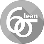 lean sigma white icon